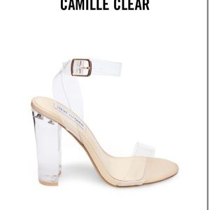Steve madden clear heels